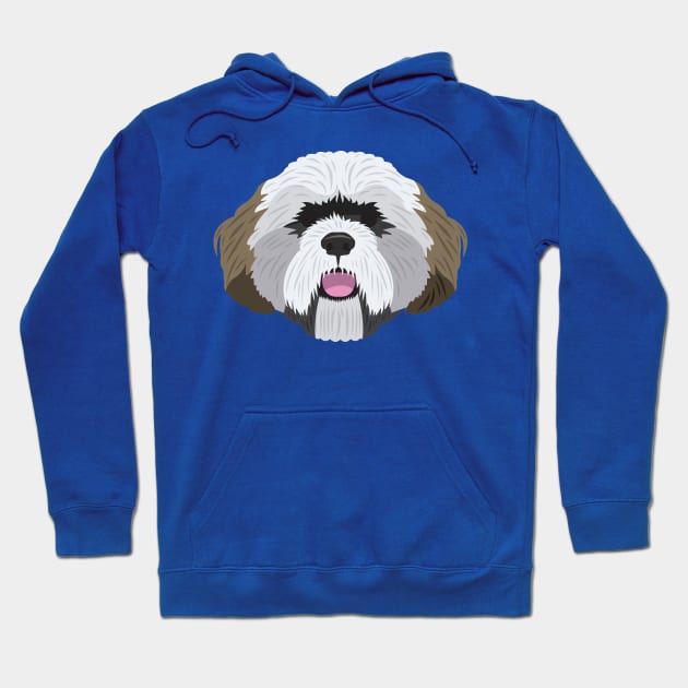 Lhasa Apso Hoodie by threeblackdots